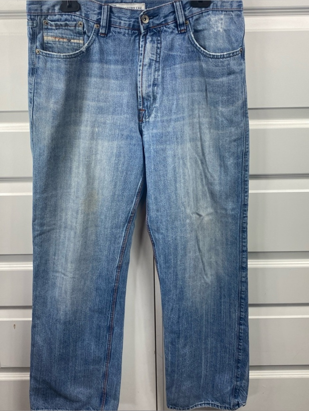 Paco Jeans Men’s 34x32 Denim Baggy Loose Fit Hip Hop Y2K Light Vintage Wash